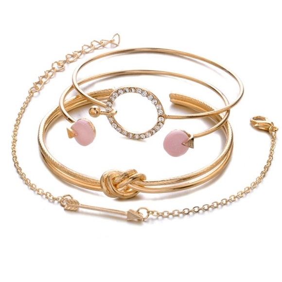 NEW Set of 4 Bracelets - Picture 3 of 5